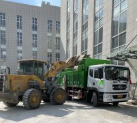 無(wú)錫信捷電氣項(xiàng)目建筑裝修垃圾清運(yùn)完工
